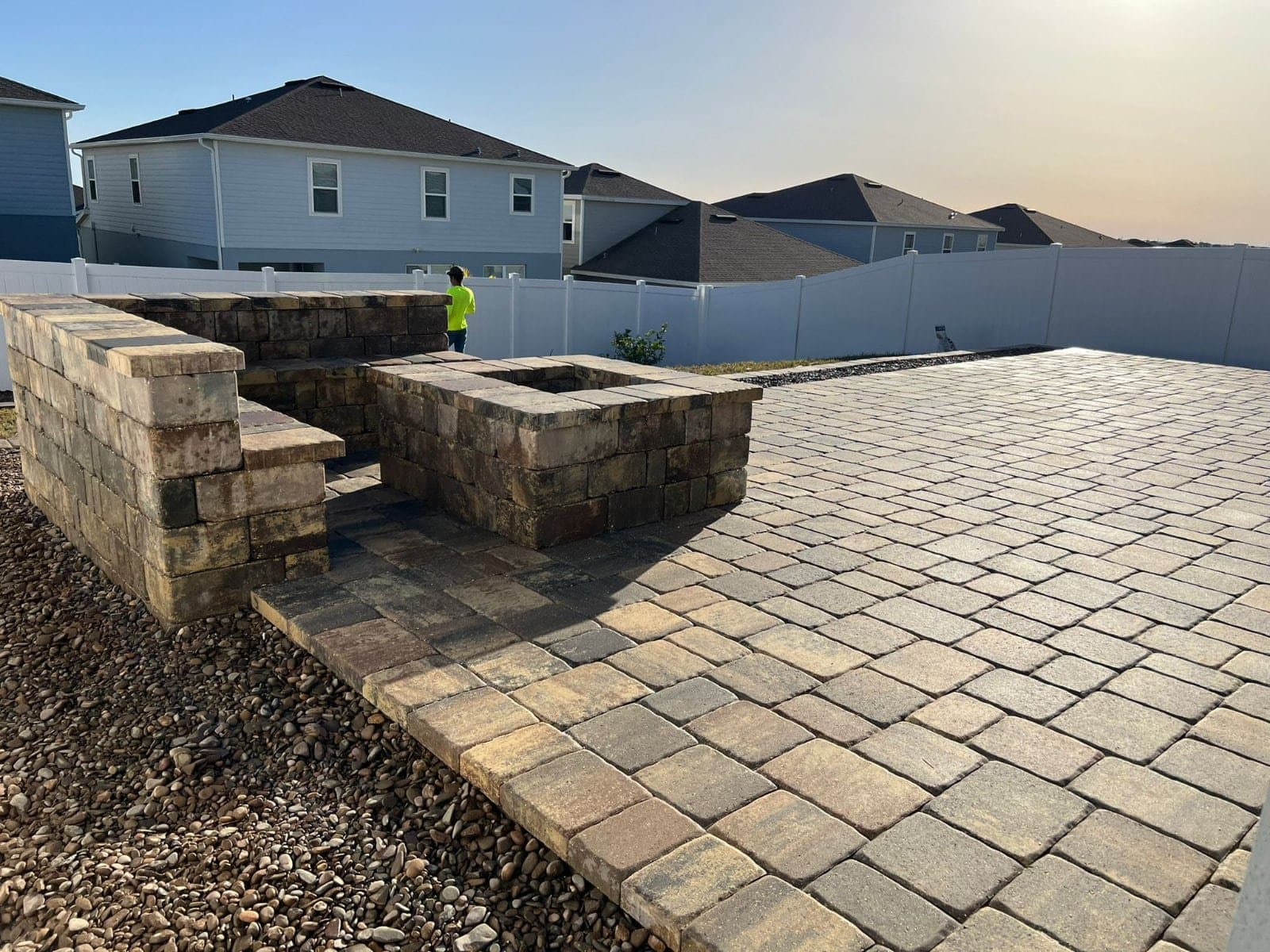 KS Solutions fence install in Central Florida