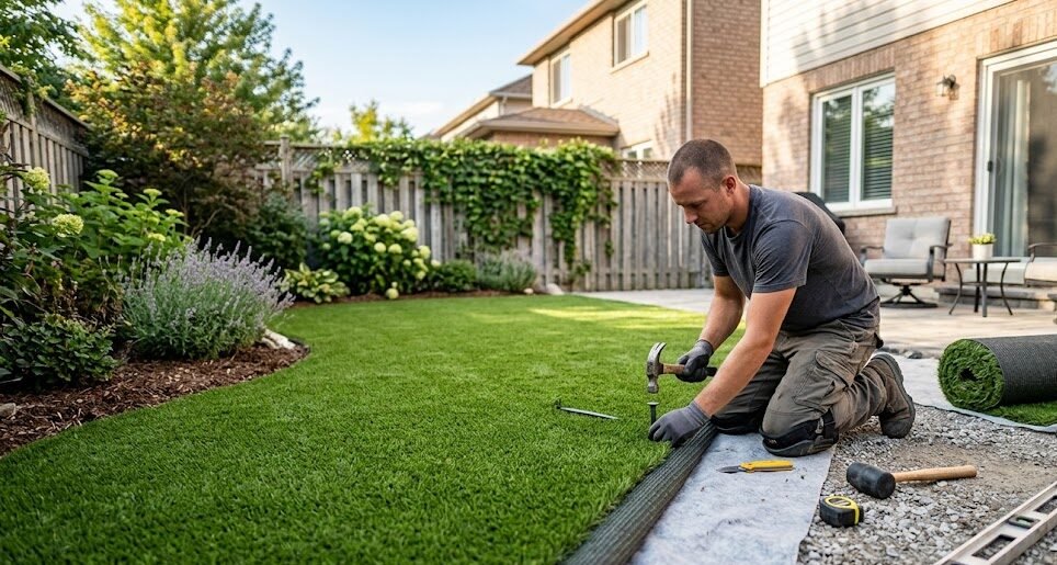 Adhesive, Seams and Edges: Keeping Turf in Place Without Stakes